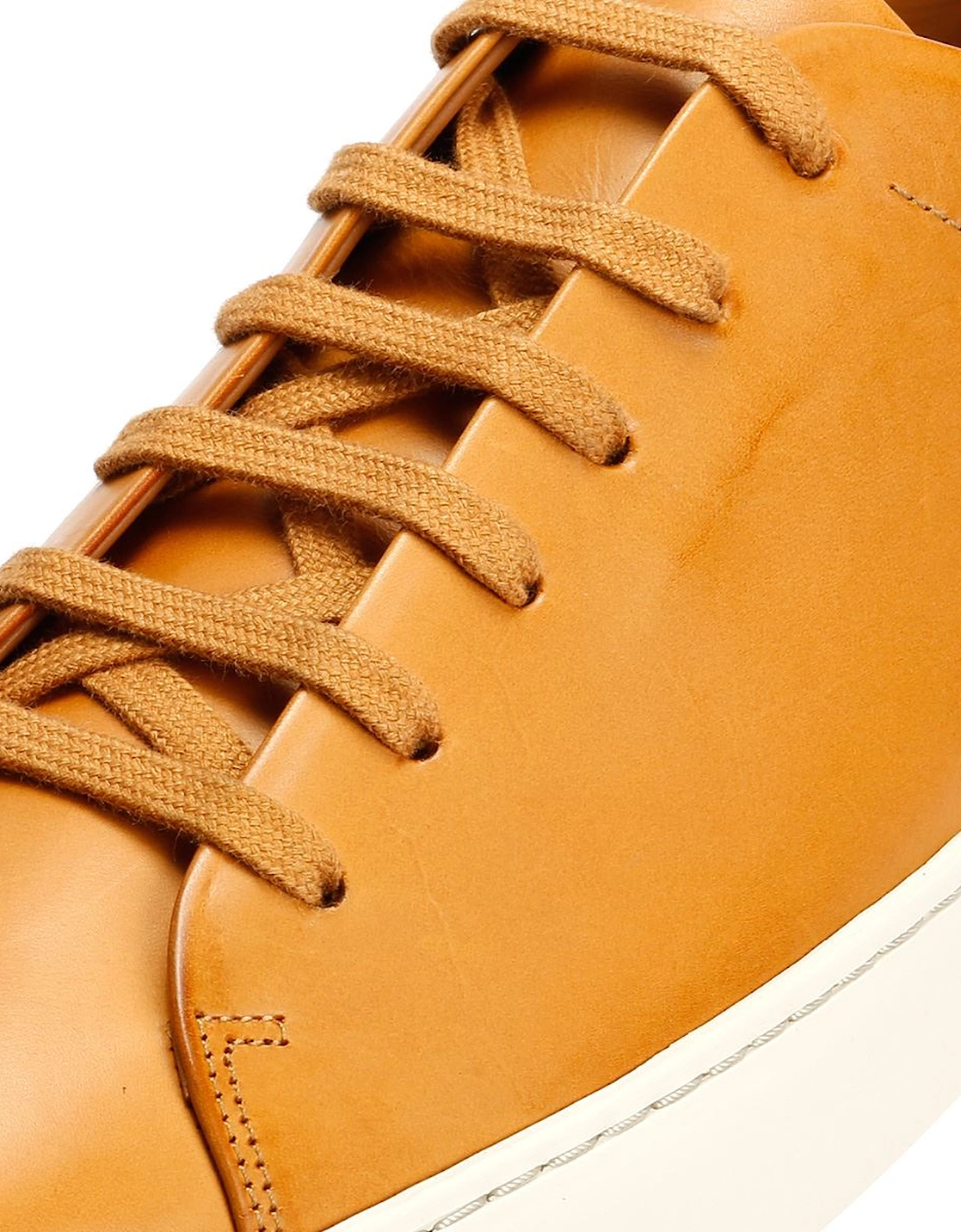 Royal Leather Men's Tan Trainers