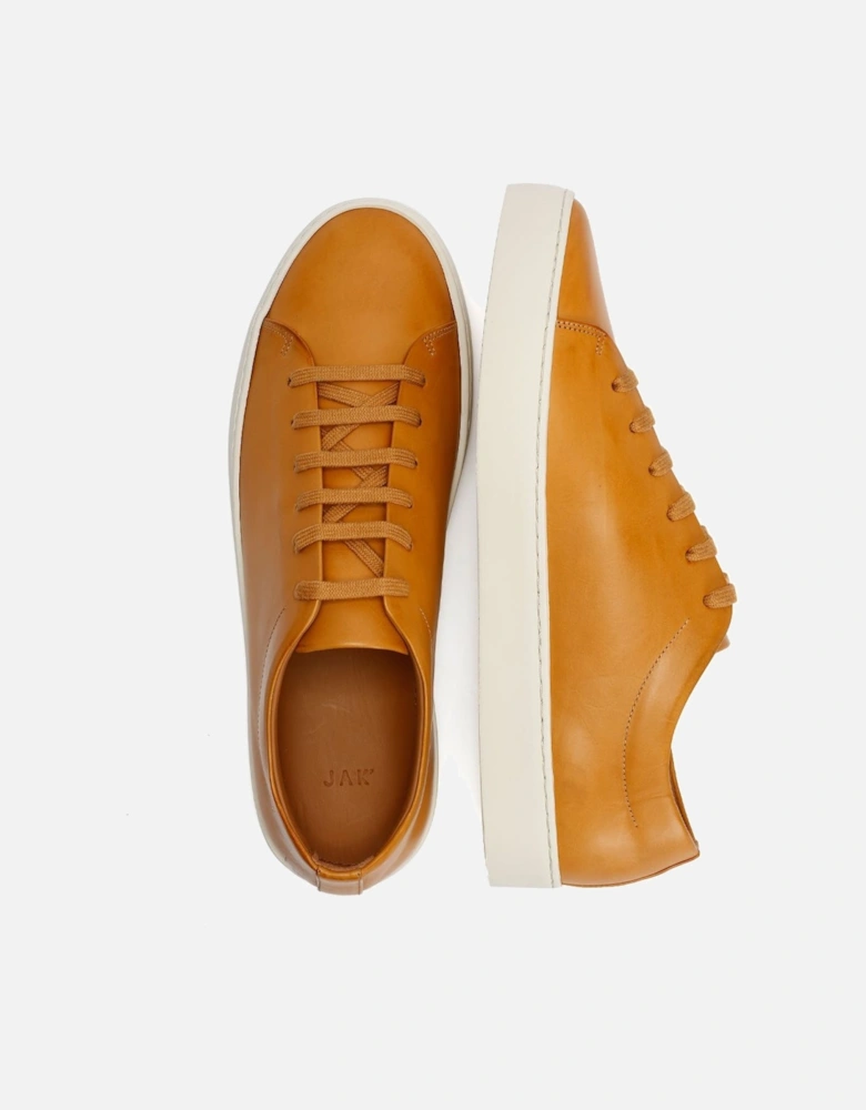 Royal Leather Men's Tan Trainers