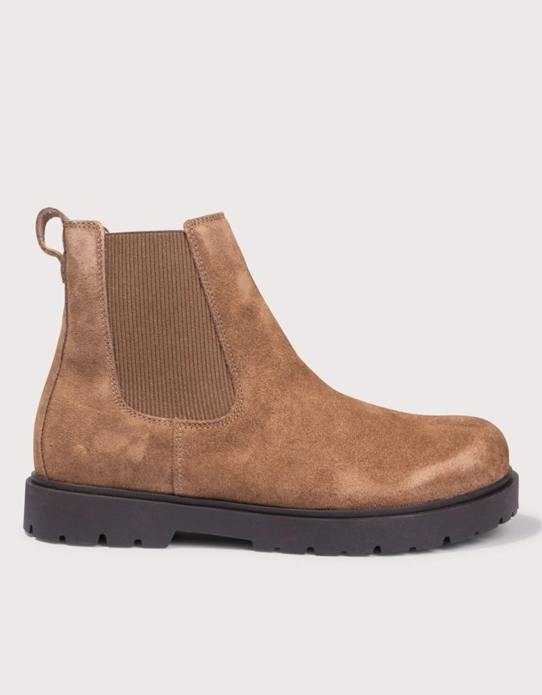 Highwood Slip On Suede Leather Boots