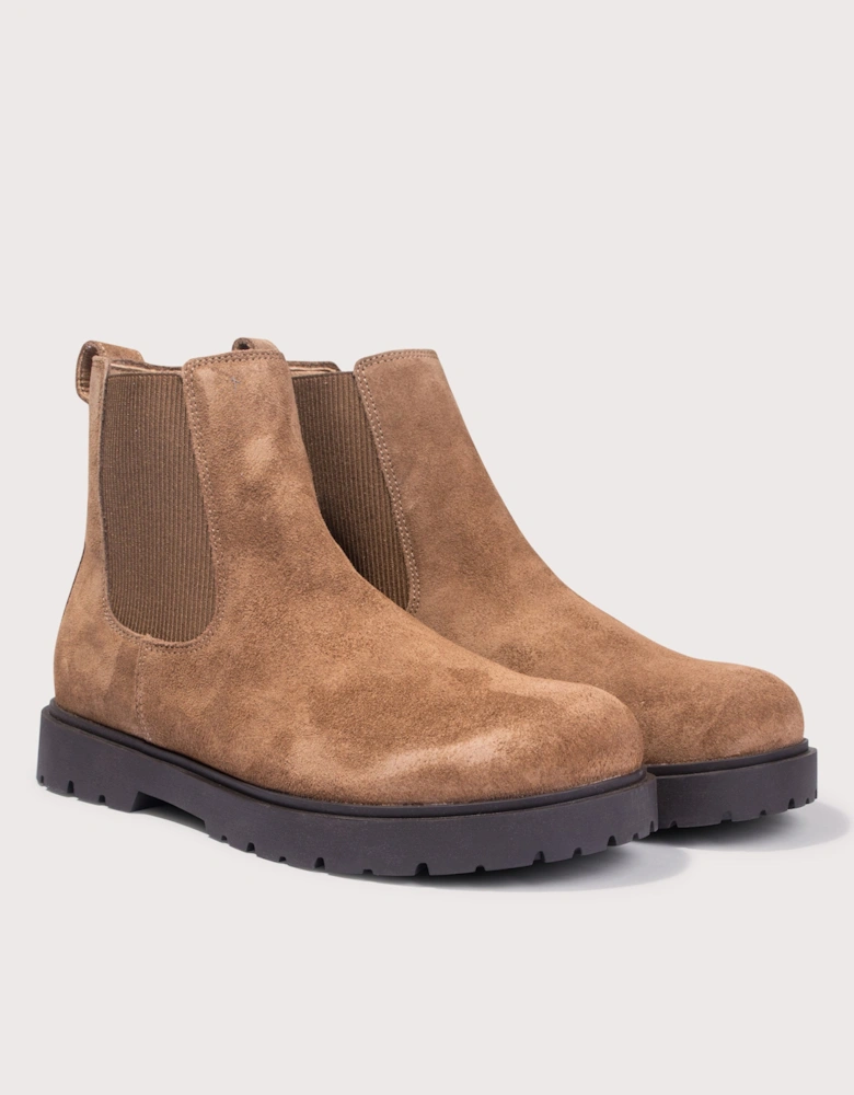 Highwood Slip On Suede Leather Boots