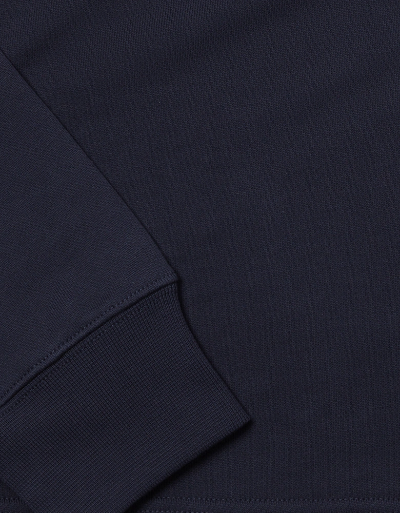 Curator Collared Sweatshirt Dark Ink