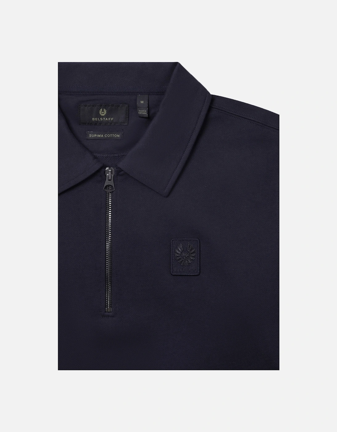 Curator Collared Sweatshirt Dark Ink
