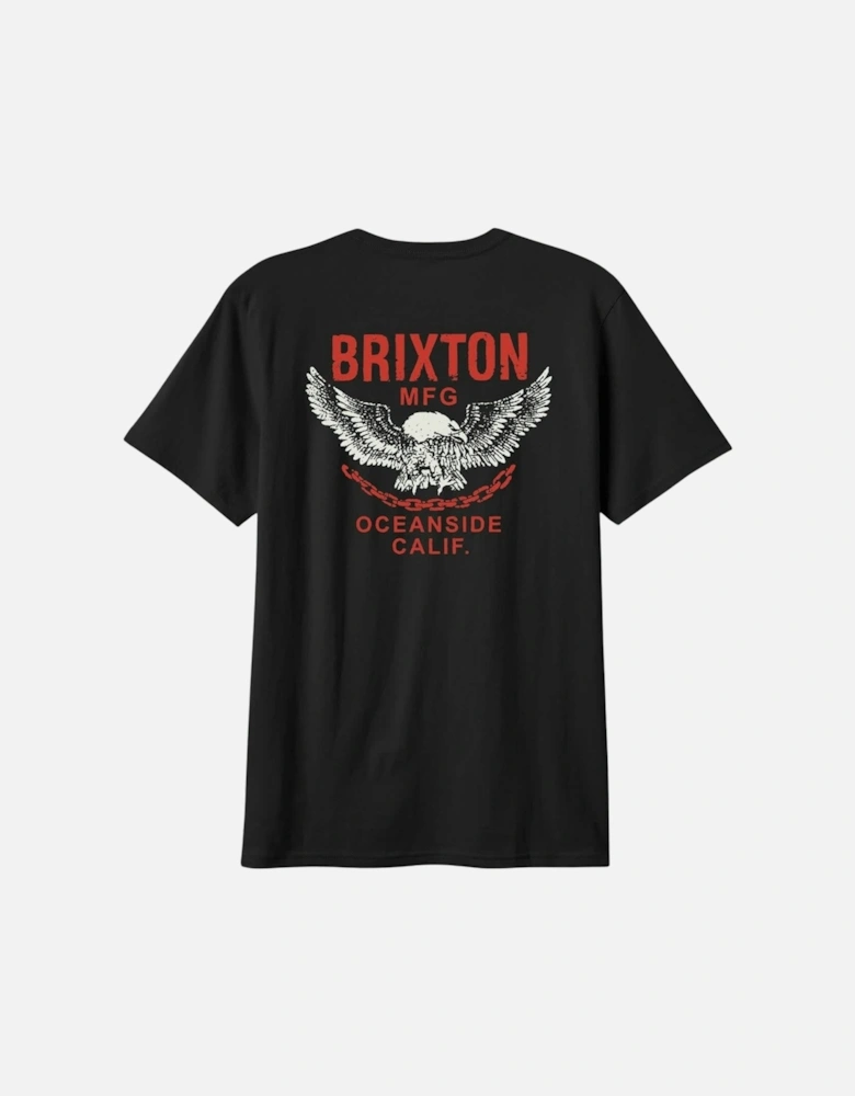 Mens Waller Vintage Graphic Short Sleeve T-Shirt
