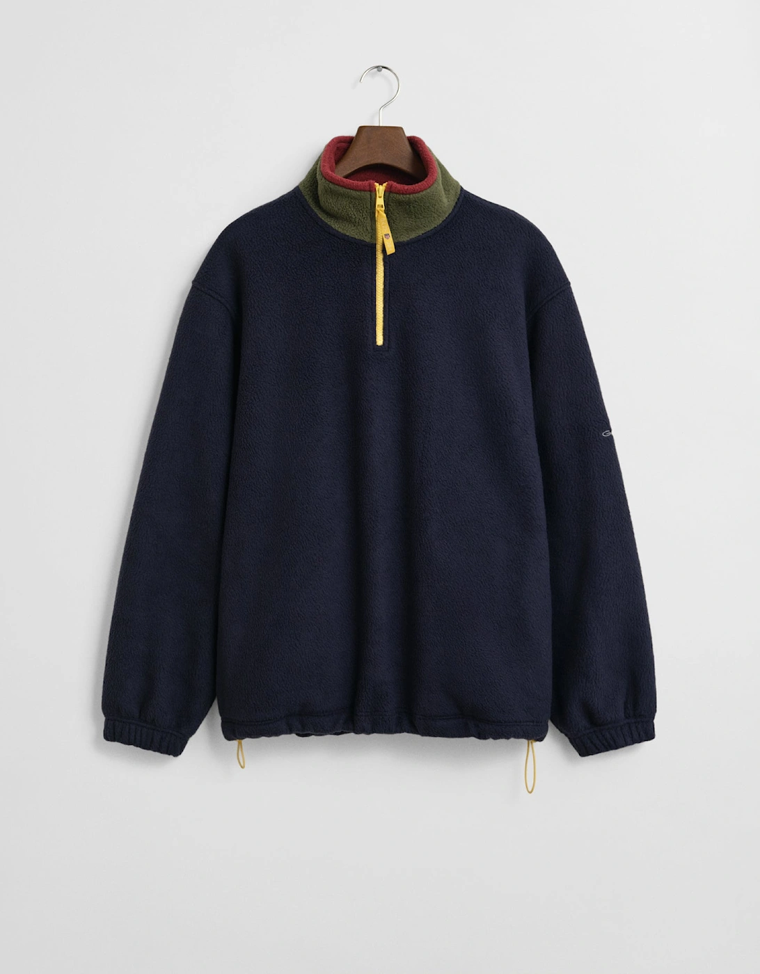 Mens Color-Block Fleece - 433 Evening Blue, 2 of 1