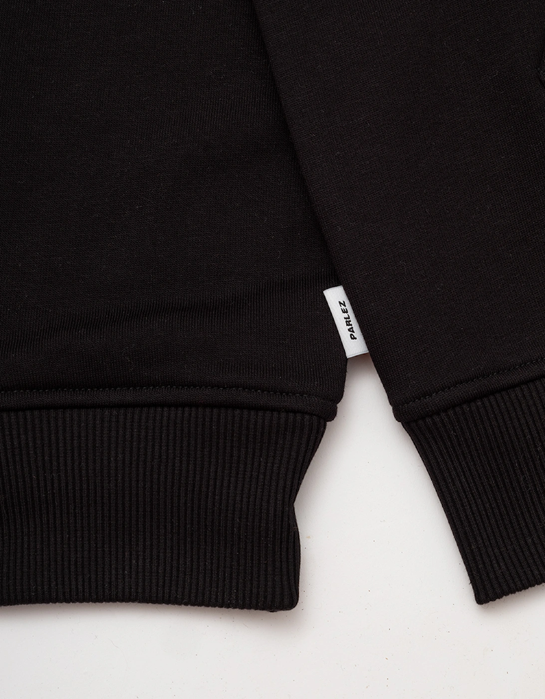 Black Demi Zip Hoodie