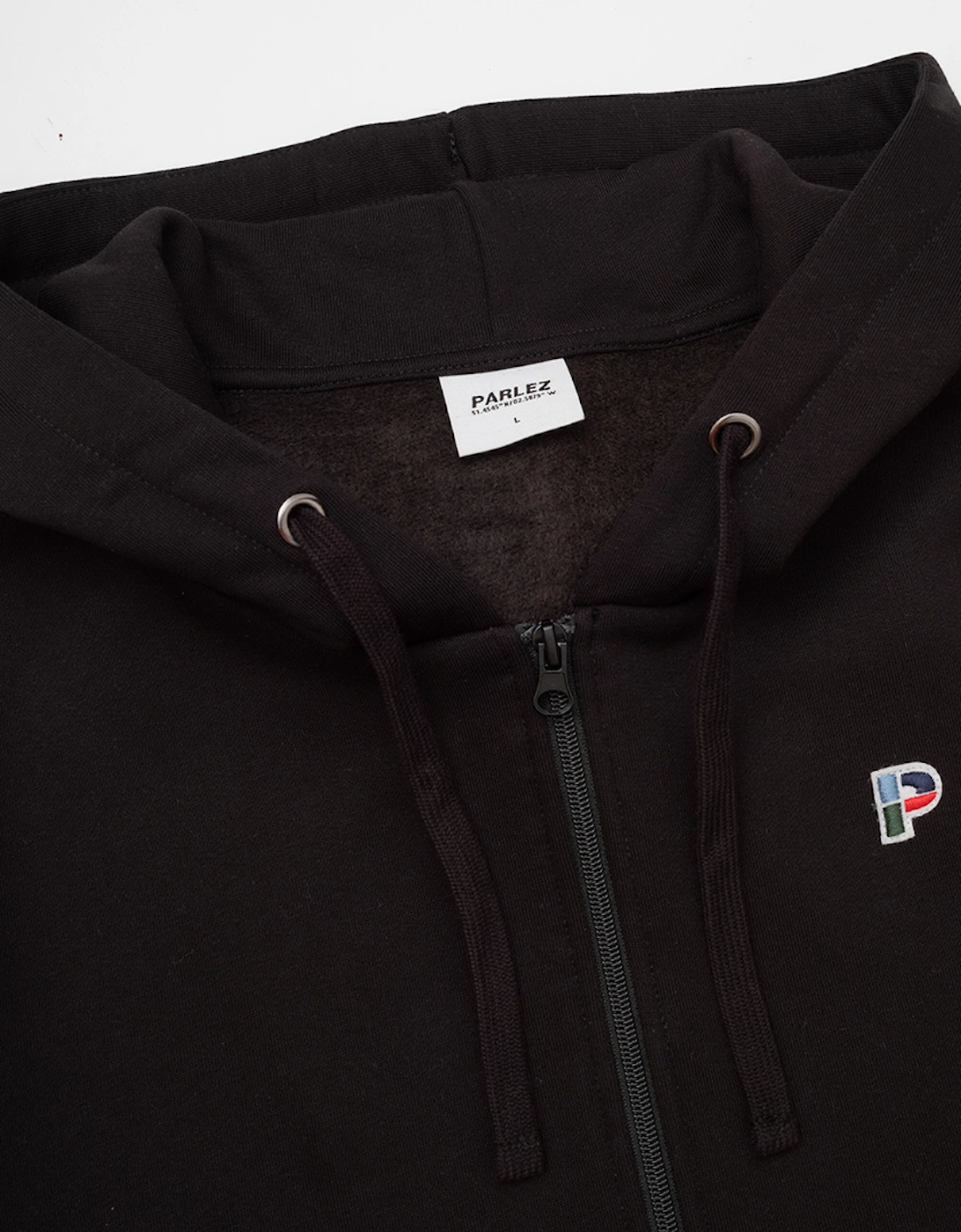 Black Demi Zip Hoodie