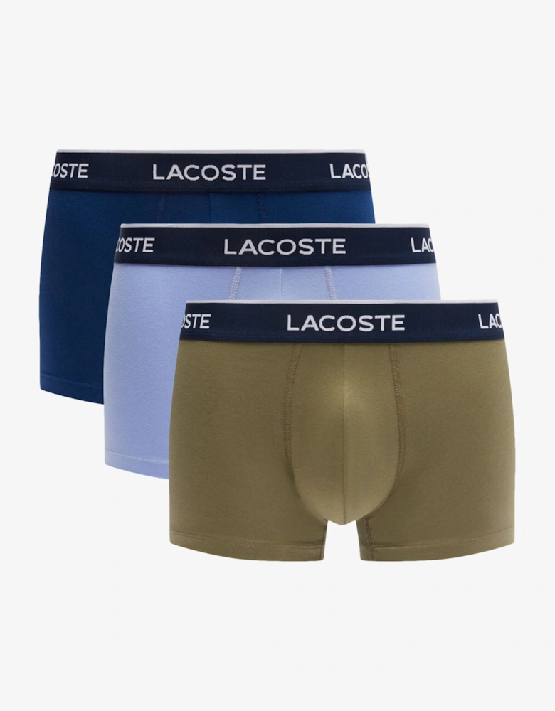 3-Pack of Mens Trunks - Olive/Delphinium-Methylene 93I