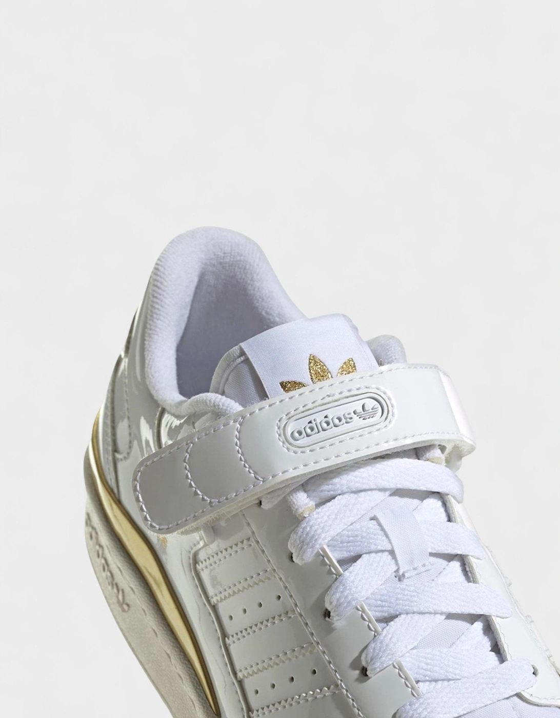 Forum Low White Matte Gold
