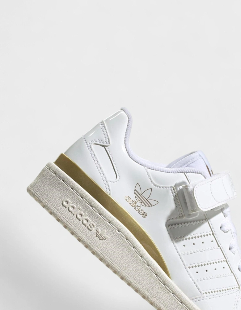 Forum Low White Matte Gold