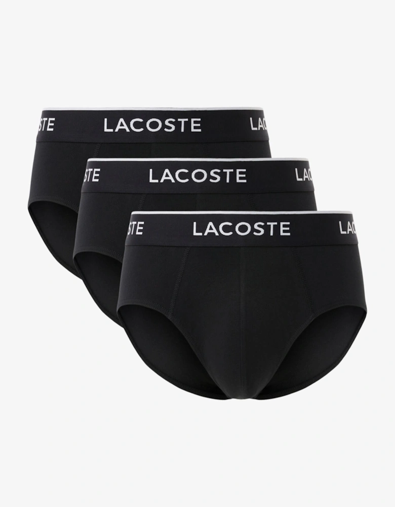 3-Pack Stretch Cotton Mens Briefs - Black 031