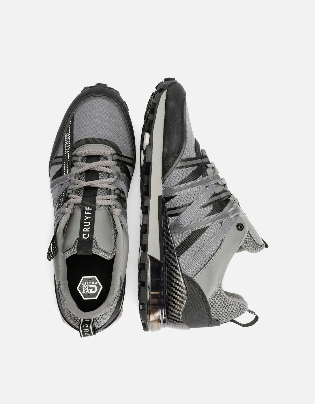 Fearia Men's Mid Grey Trainers