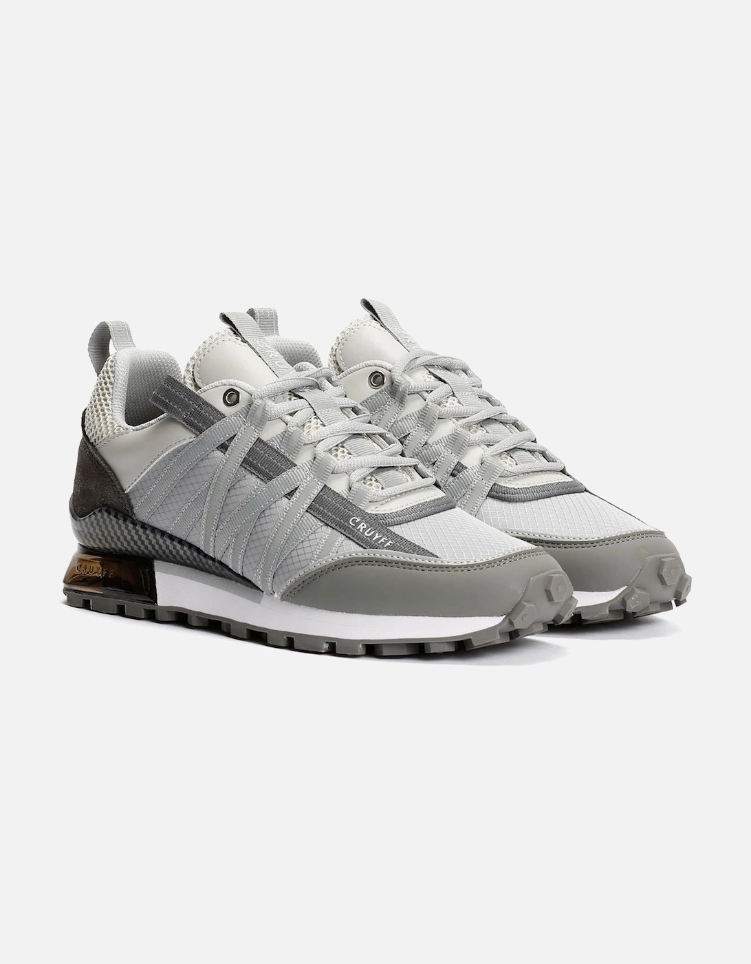 Fearia Men's Light Grey Trainers, 9 of 8