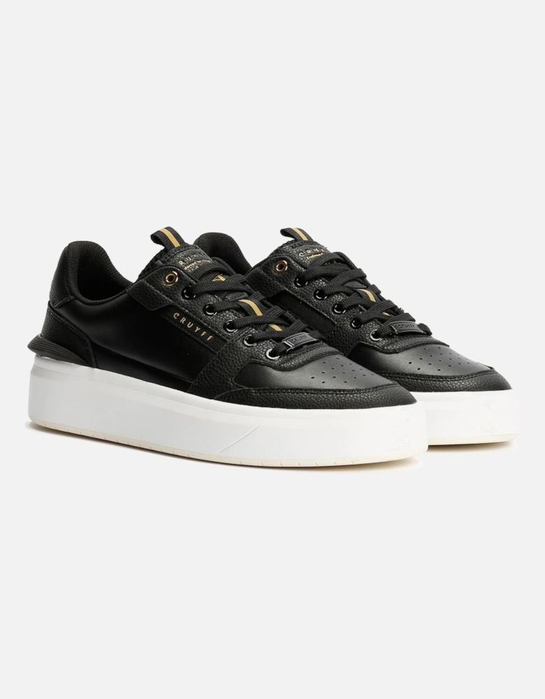 Endorsed Tennis Leather Men's Black/White Trainers