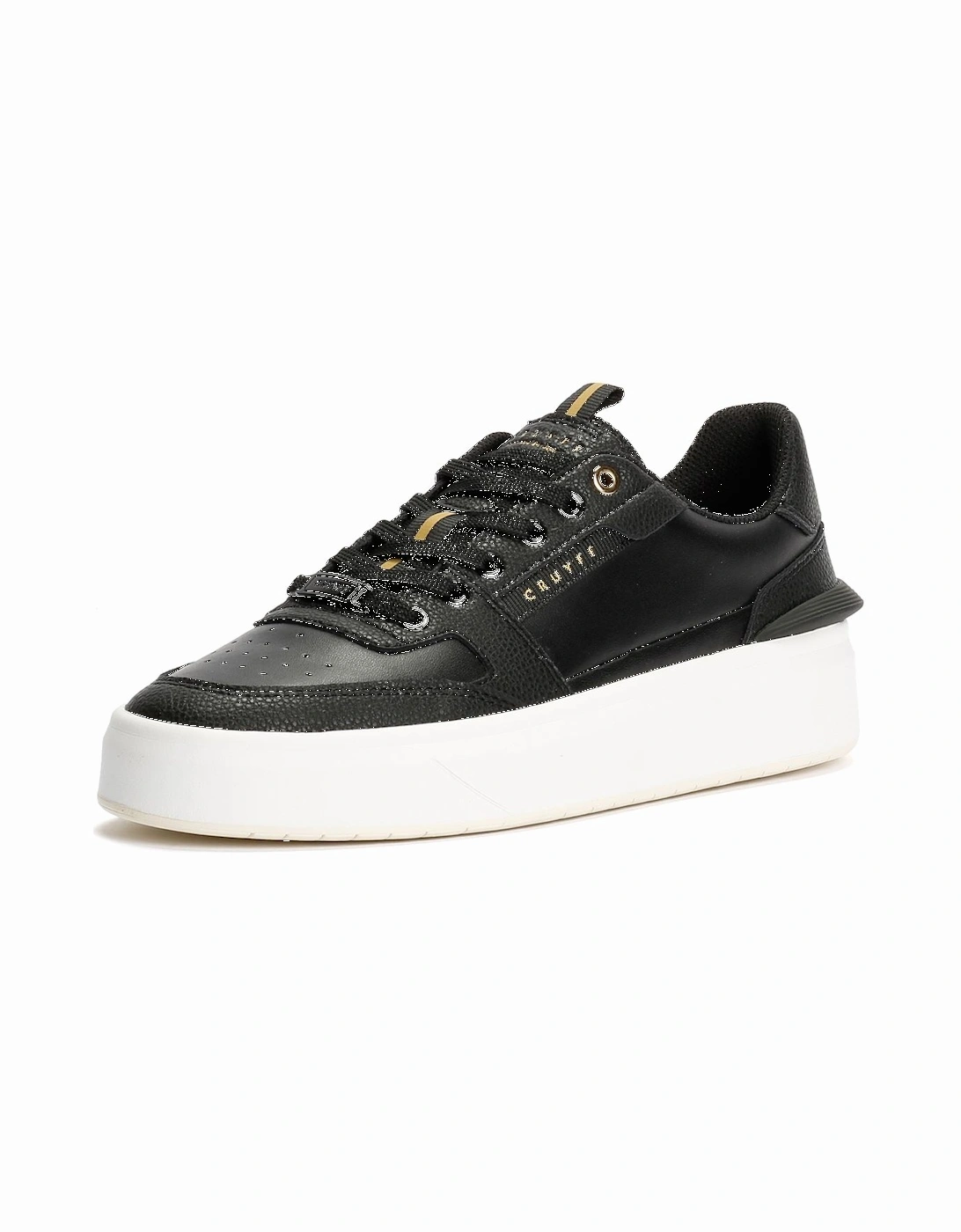 Endorsed Tennis Leather Men's Black/White Trainers
