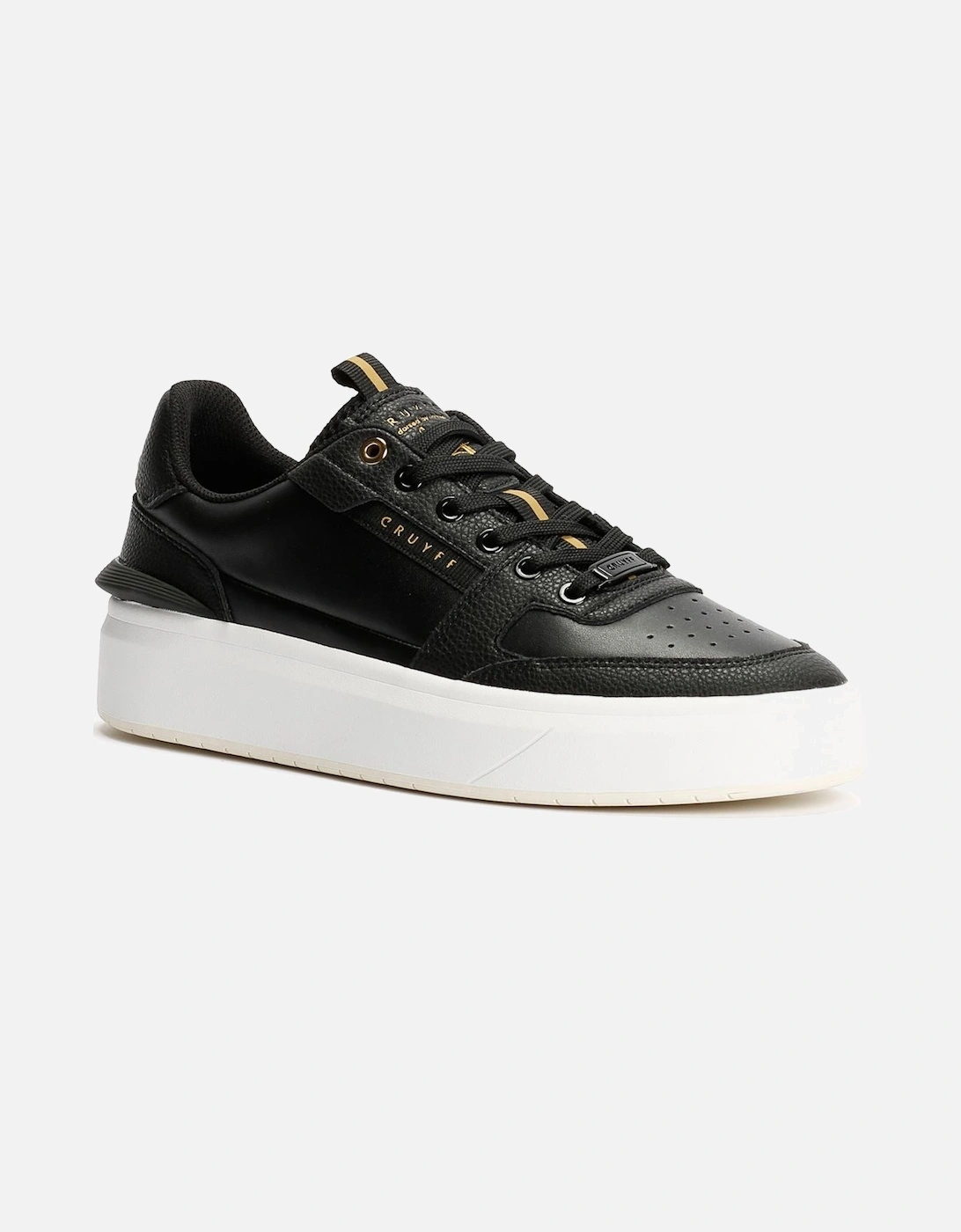 Endorsed Tennis Leather Men's Black/White Trainers