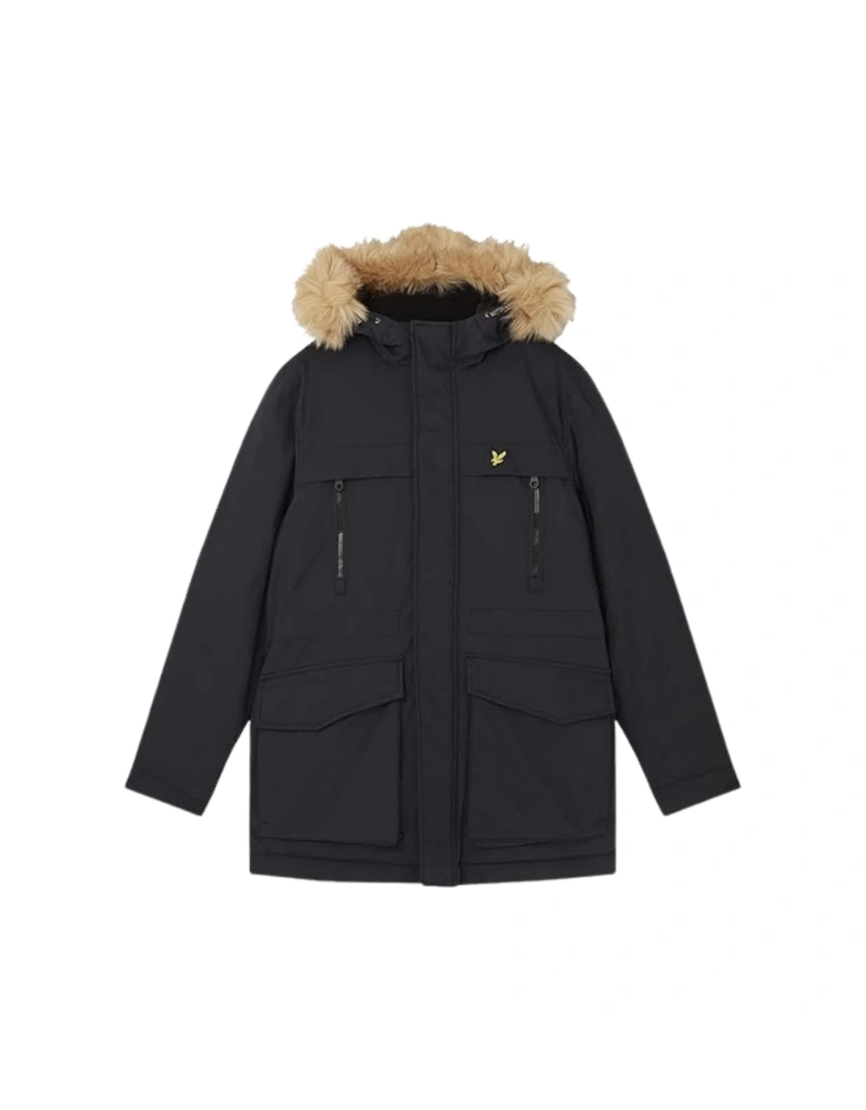 Lyle & Scott Winter Weight Microfleece Black Jacket