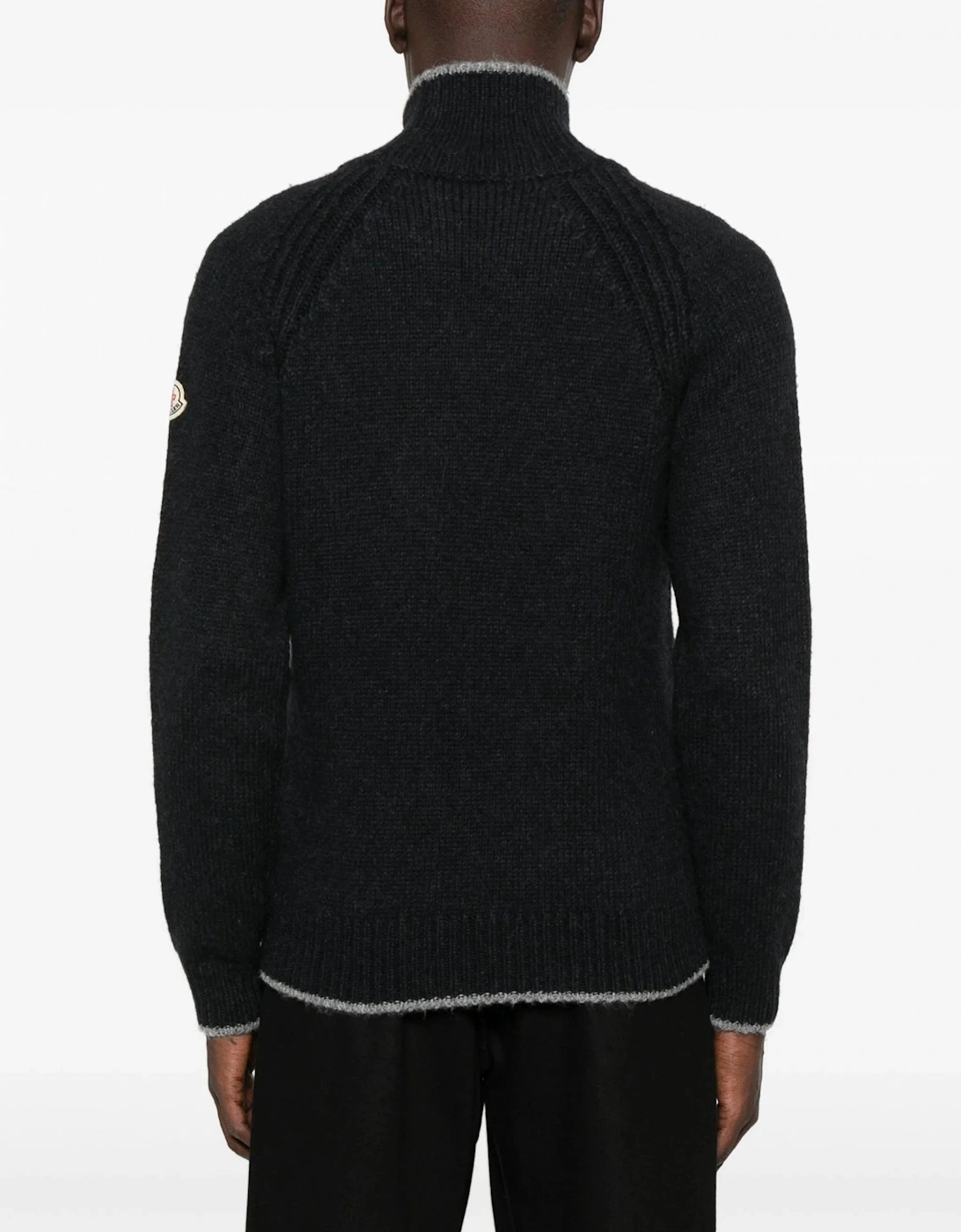 T Neck Sweater Black