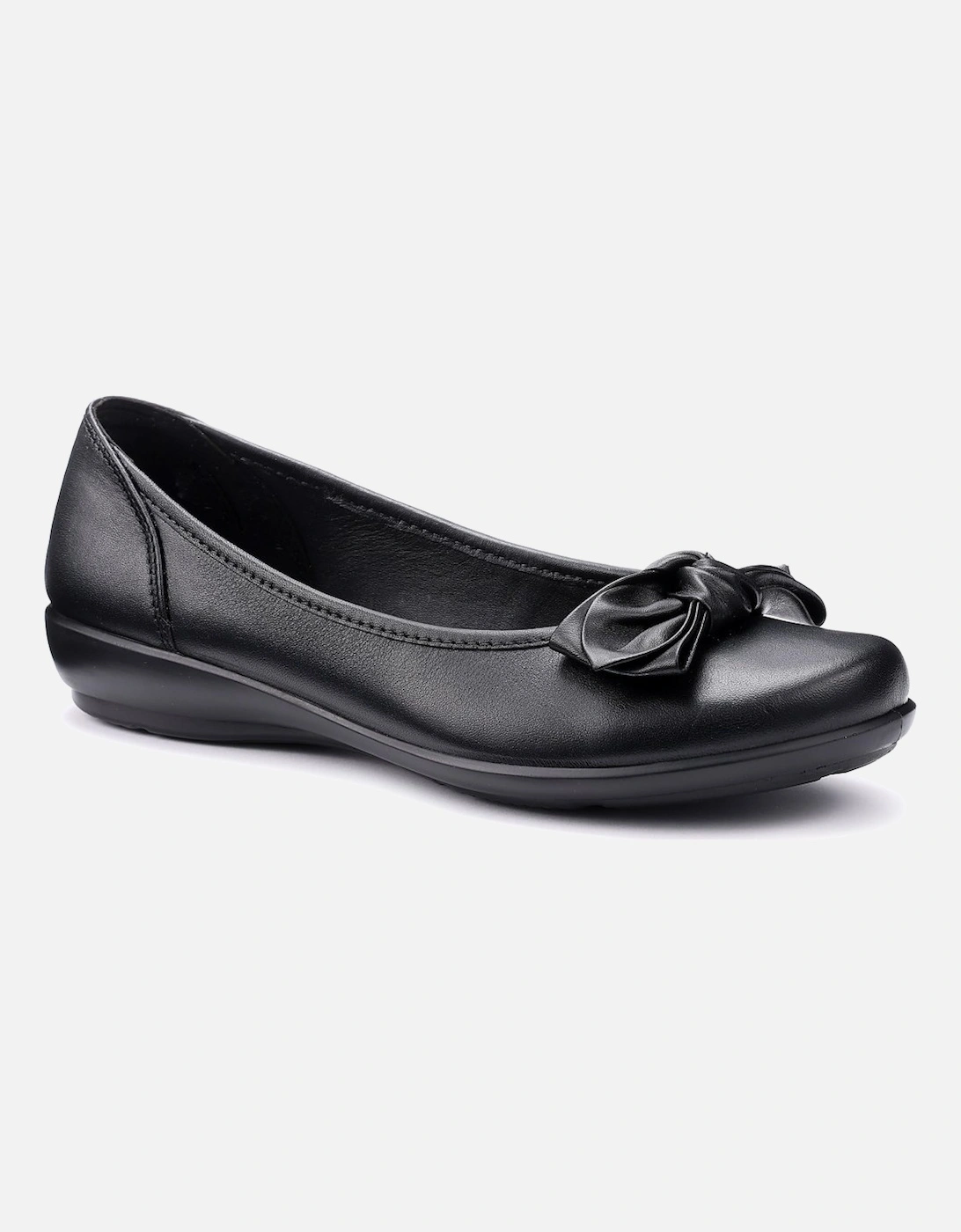 Hotter Women's Jewel Womens Ballet Flats - Black - Size: 5