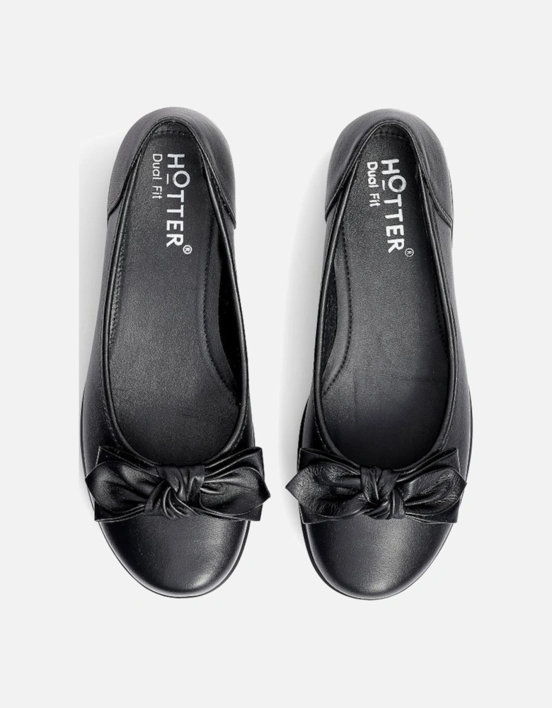 Jewel Womens Wide Ballet Pumps