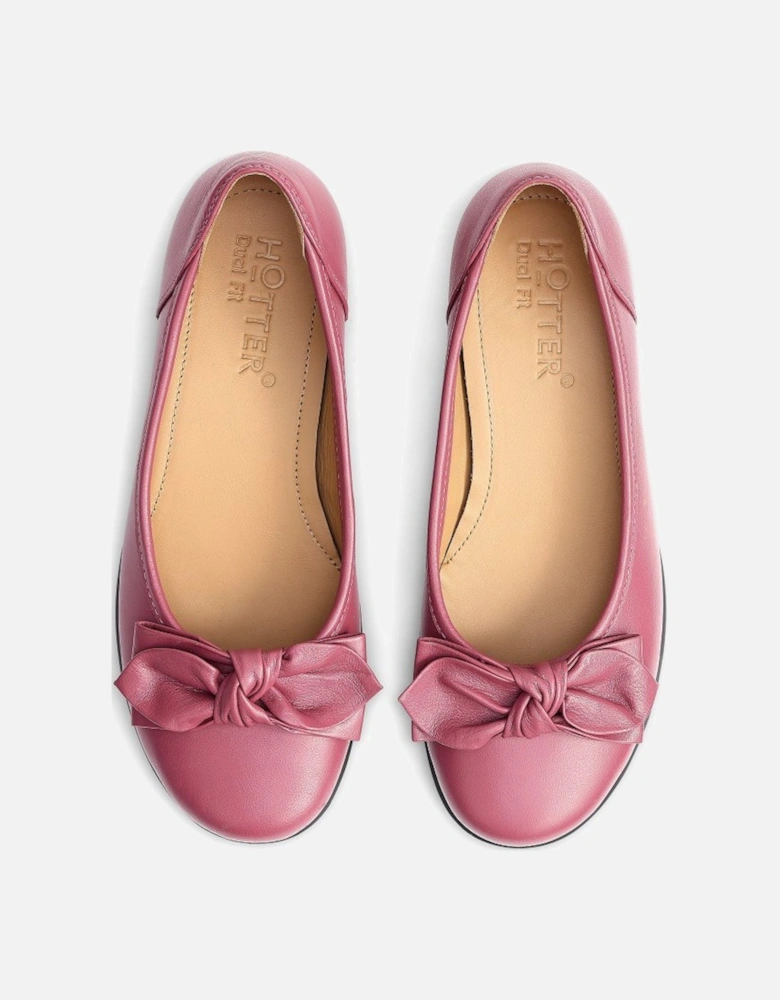 Jewel Womens Wide Ballet Pumps