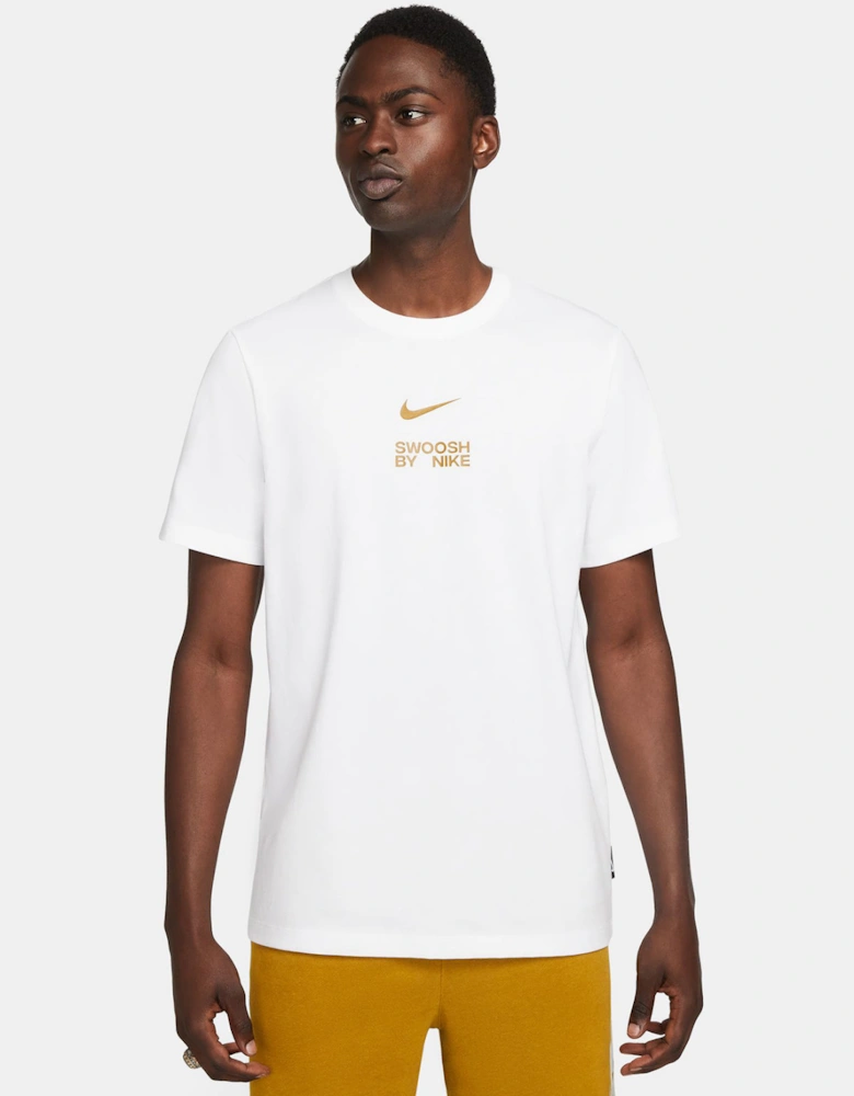 Swoosh by T-Shirt White