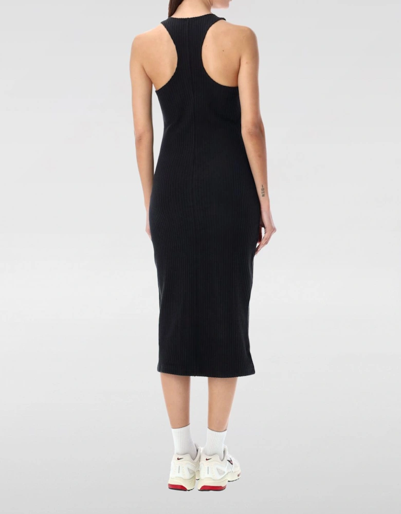 Ribbed Midi Dress Sleeveless