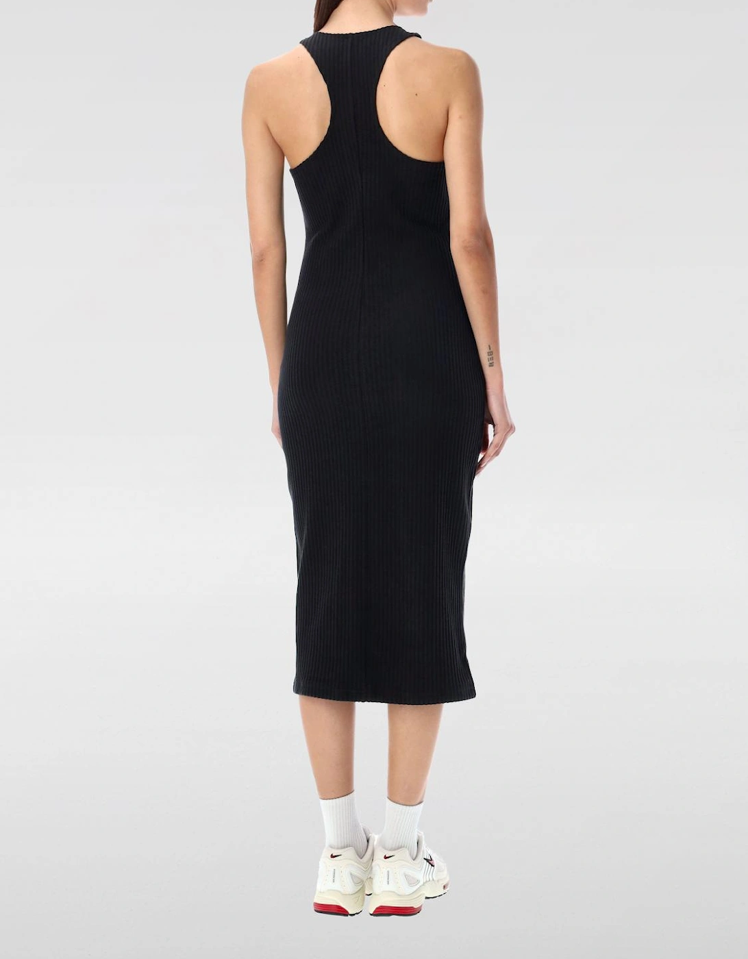 Ribbed Midi Dress Sleeveless