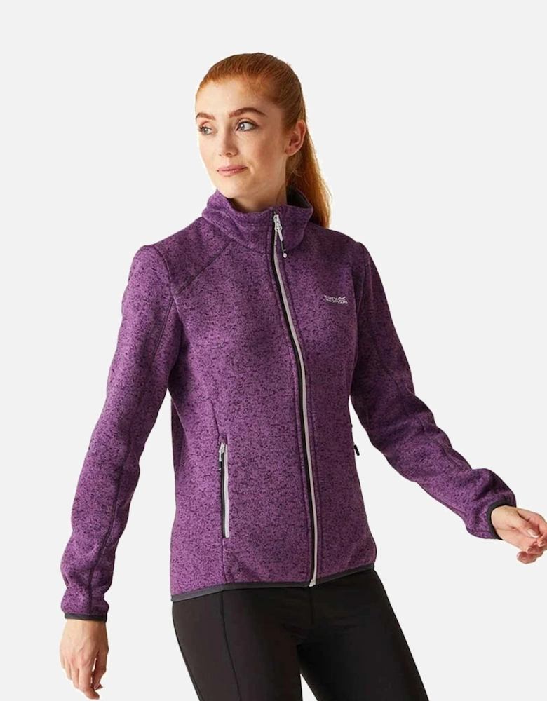 Womens/Ladies Newhill Marl Full Zip Fleece Jacket