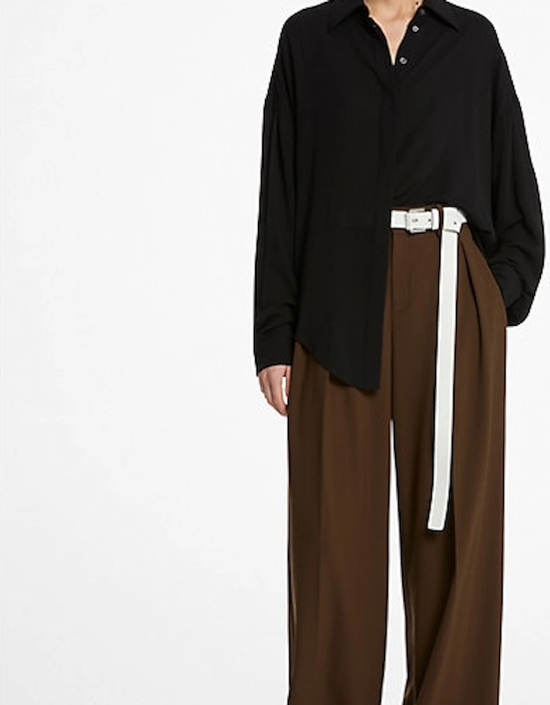Silk Georgette Oversized Shirt