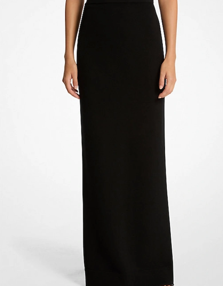 Cashmere Blend Maxi Skirt