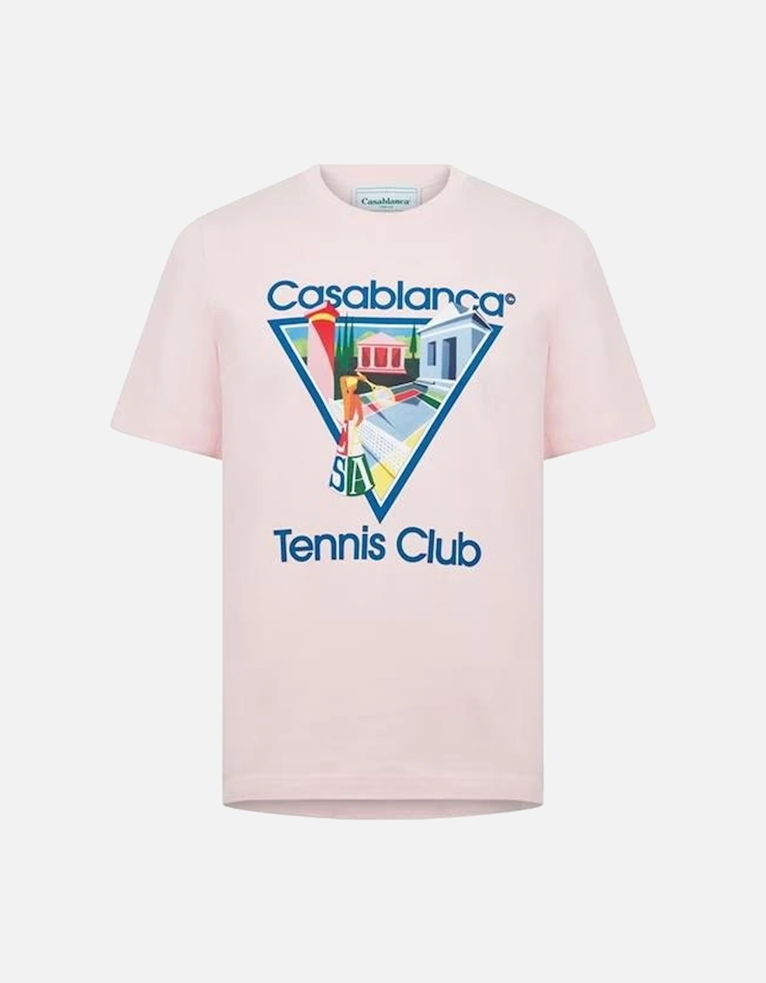 Tennis Club La Joueuse T Shirt Pink, 2 of 1
