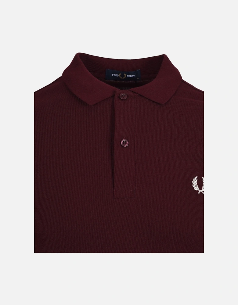 Plain Polo Shirt Oxblood