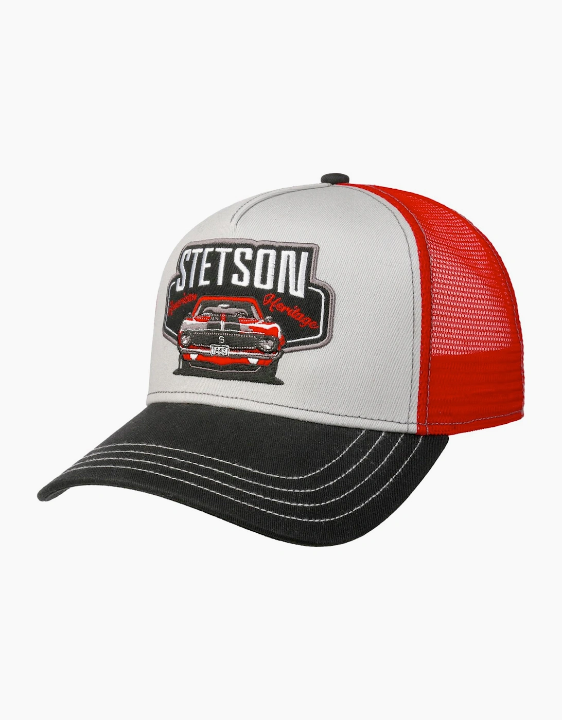 Stetson Men's Red Trucker Cap