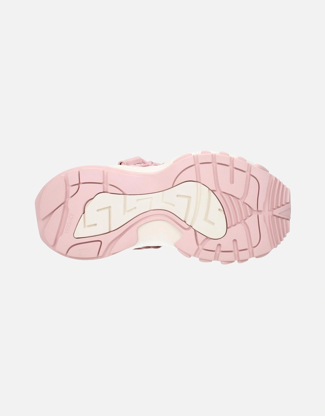 Leather Sneakers with Front Side and Back Logo Women - Pink