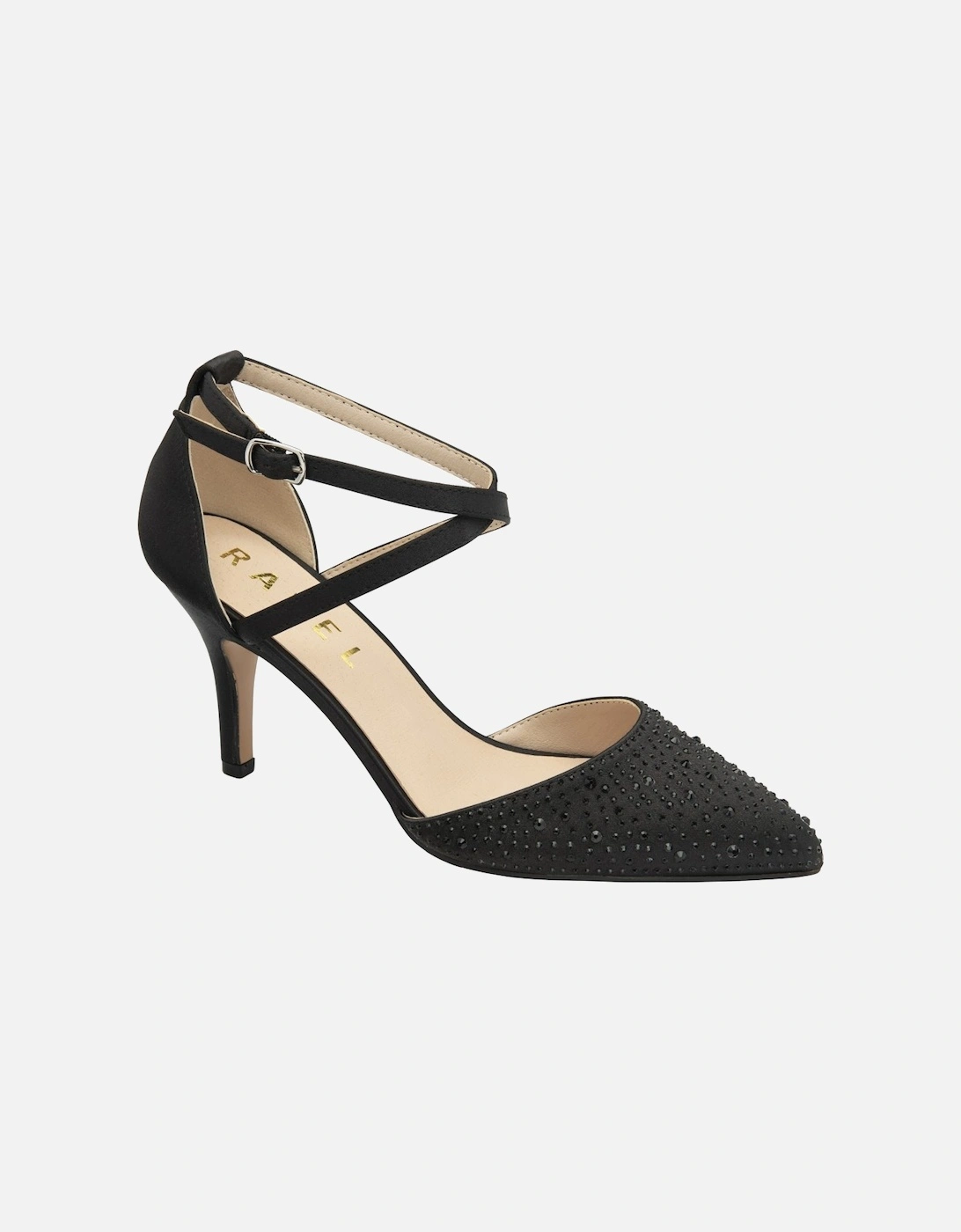Rainsville Womens Heeled Sandals, 5 of 4