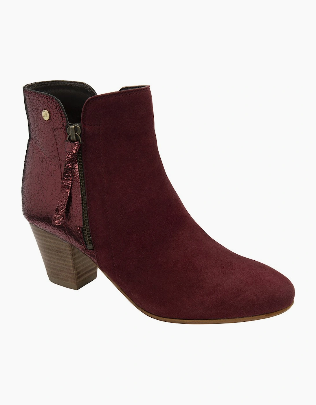 Ravel Women's Red Tay Ankle Boots - Size: 8
