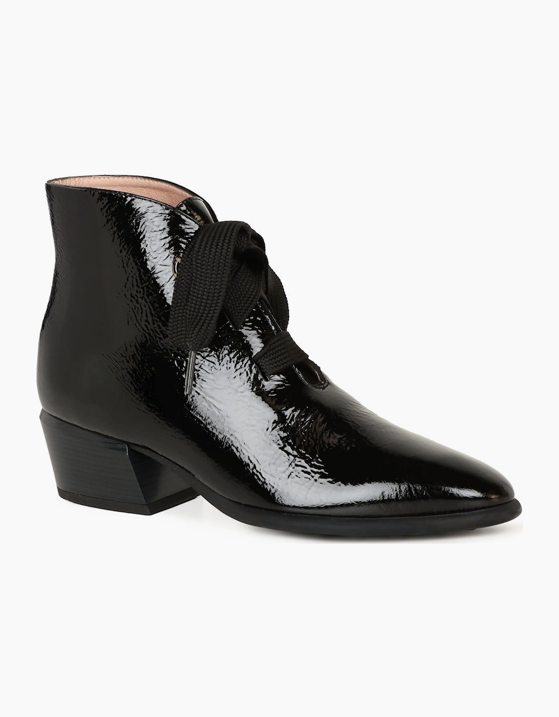 Hispanitas Women's Verona Womens Lace Up Ankle Boots - Black - Size, 5