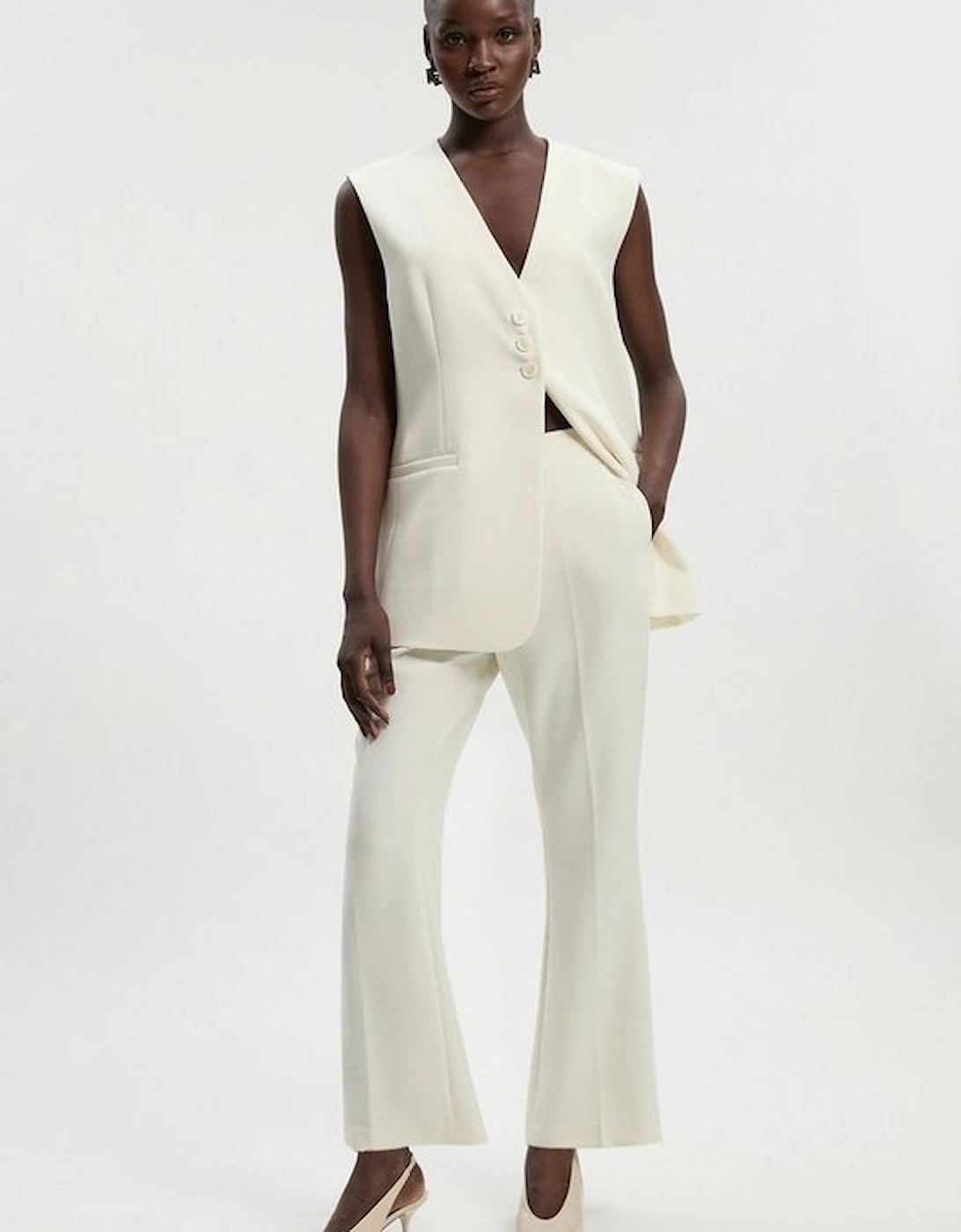 Compact Essential Tailored Slim Leg Trouser
