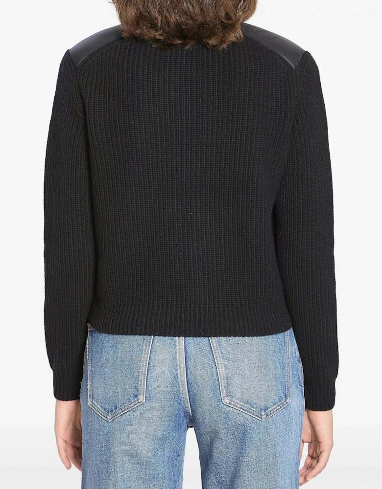Womens Hybrid Cardigan Black