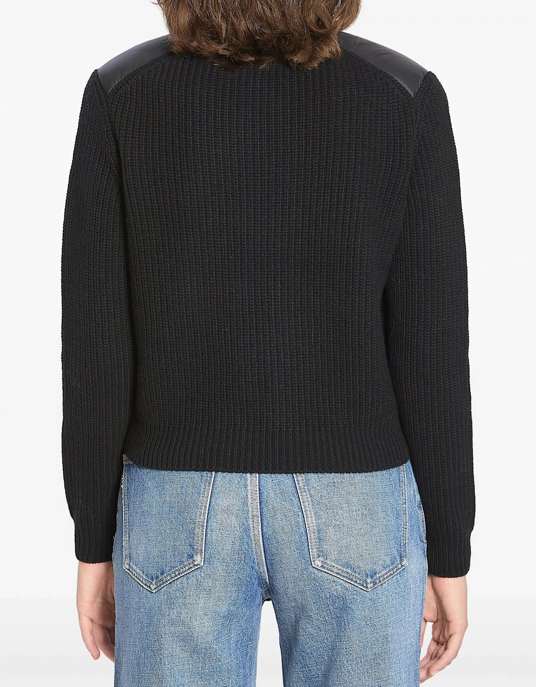 Womens Hybrid Cardigan Black
