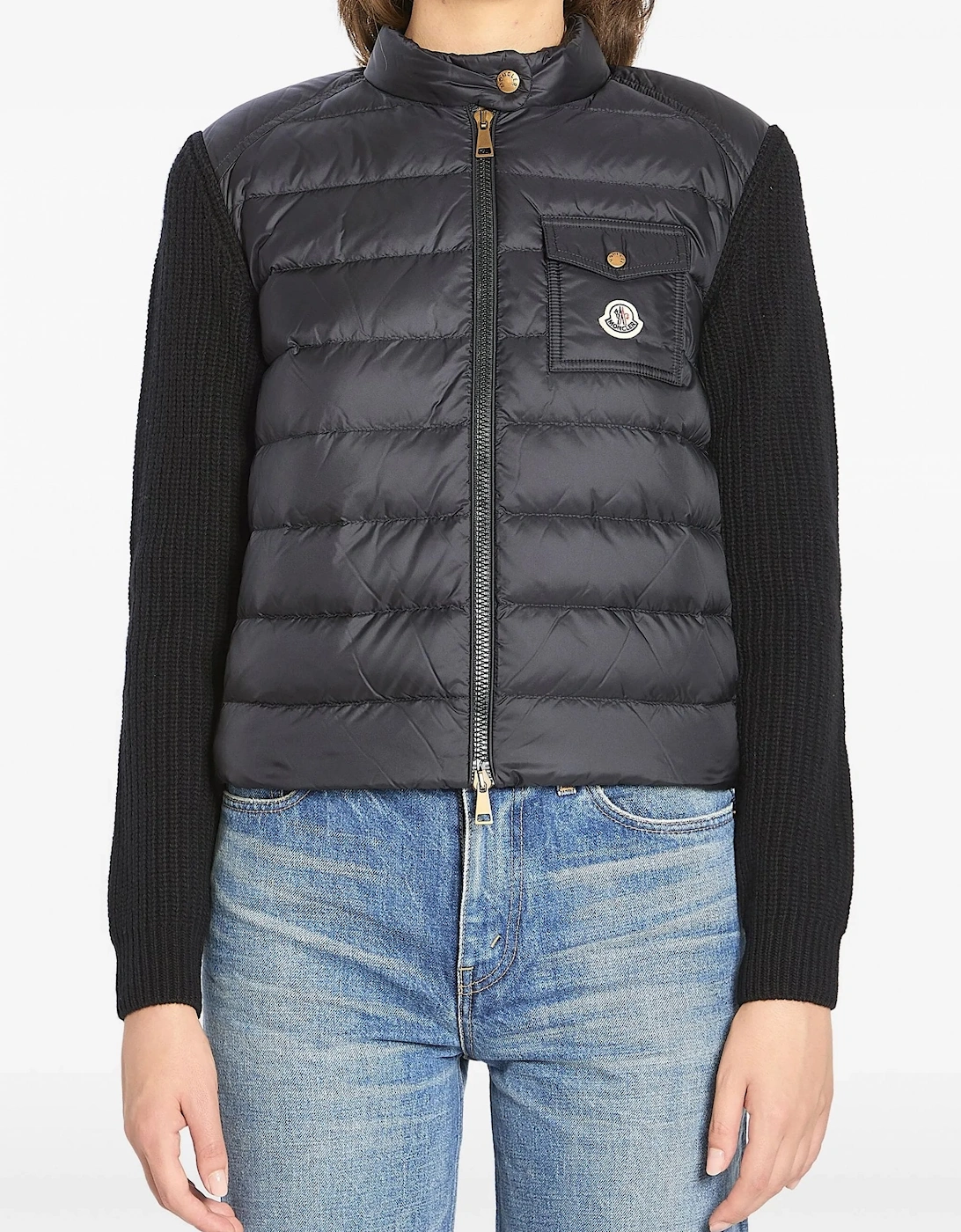 Womens Hybrid Cardigan Black
