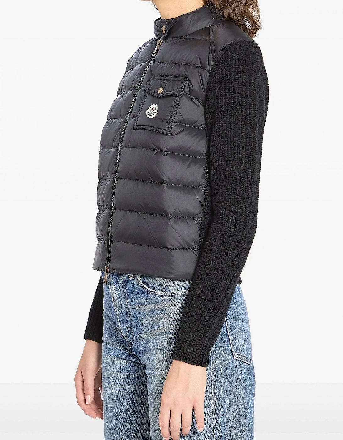 Womens Hybrid Cardigan Black