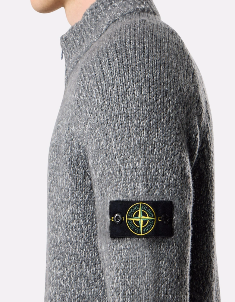 S00N1 Zip Sweater Cement