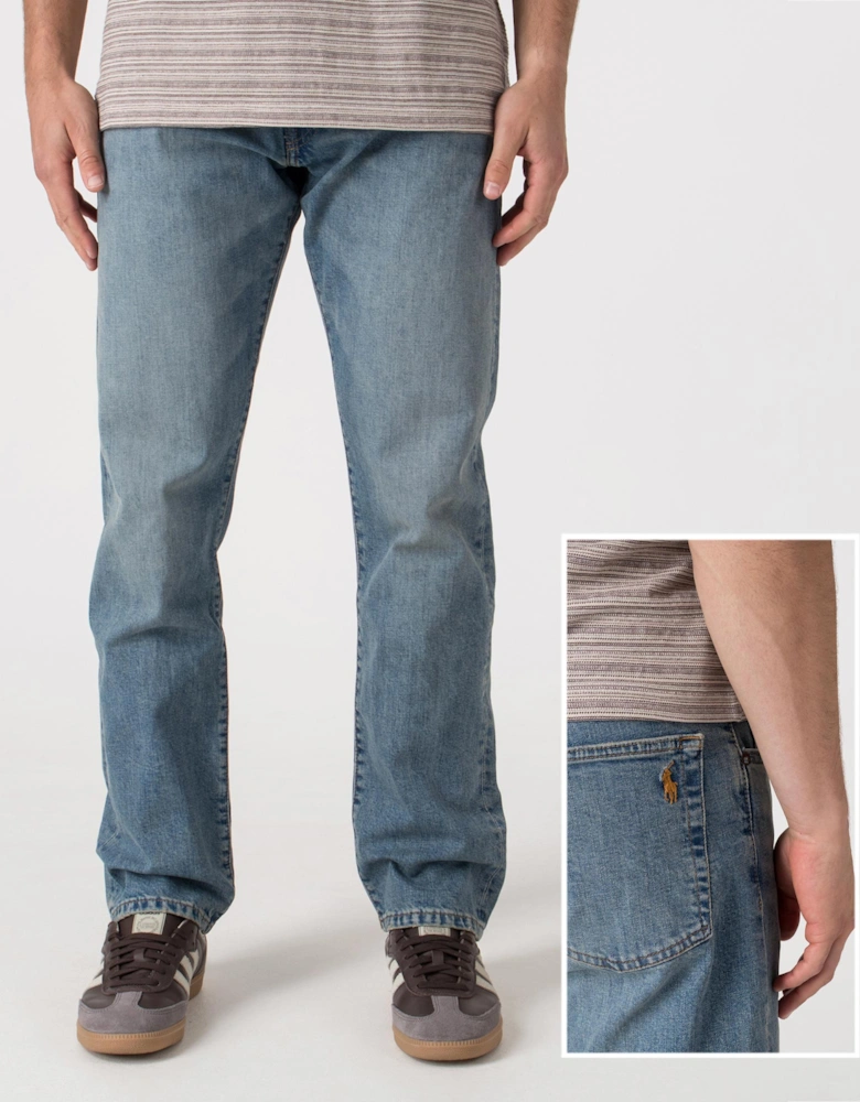 Hampton Relaxed Straight Stretch Jeans
