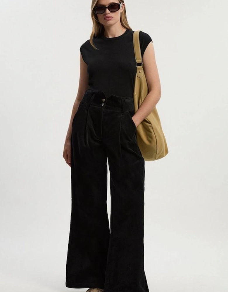 Cord Wide Leg Trouser