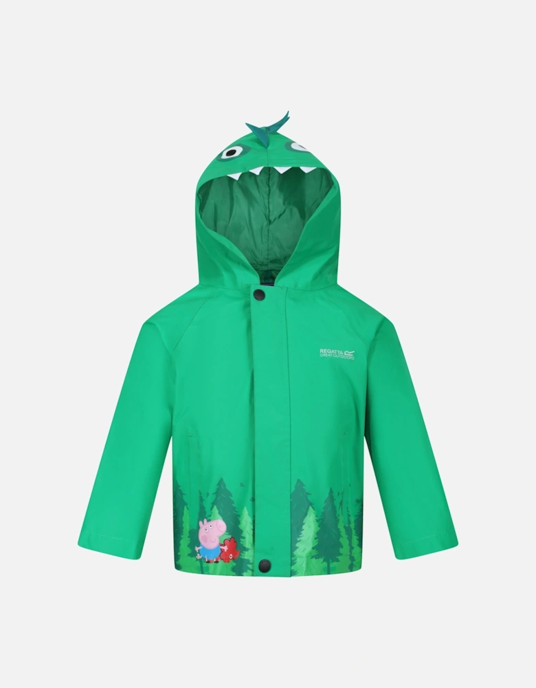 Childrens/Kids Dinosaur Waterproof Jacket