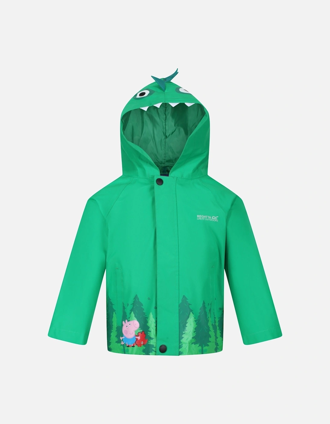 Childrens/Kids Dinosaur Waterproof Jacket, 6 of 5