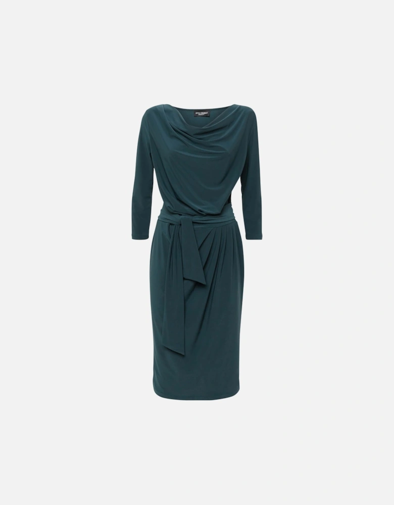 Ruched Belt Dress