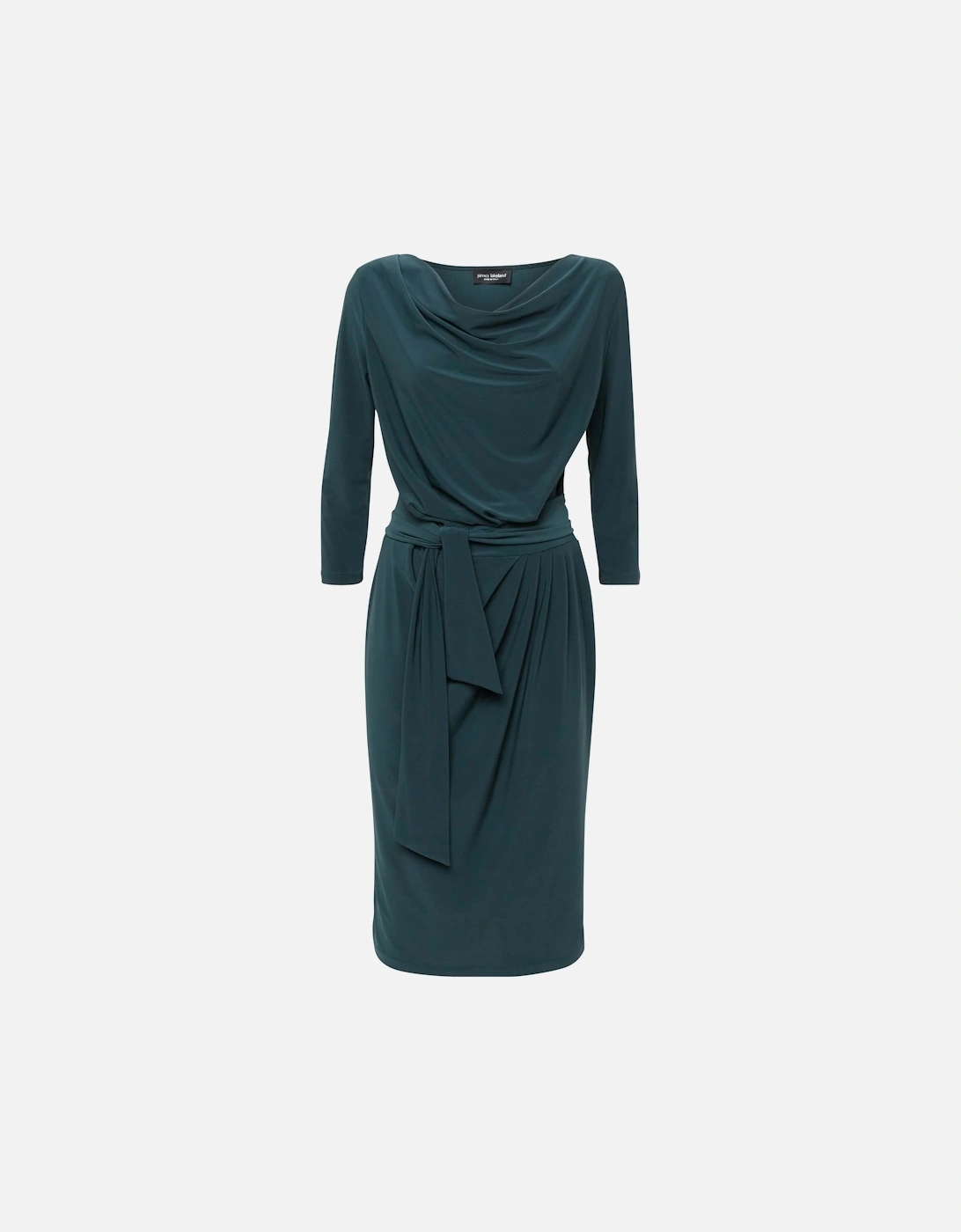 Ruched Belt Dress