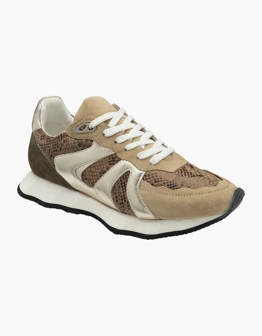 Ravel Women's Tan Innes Trainers - Size 6